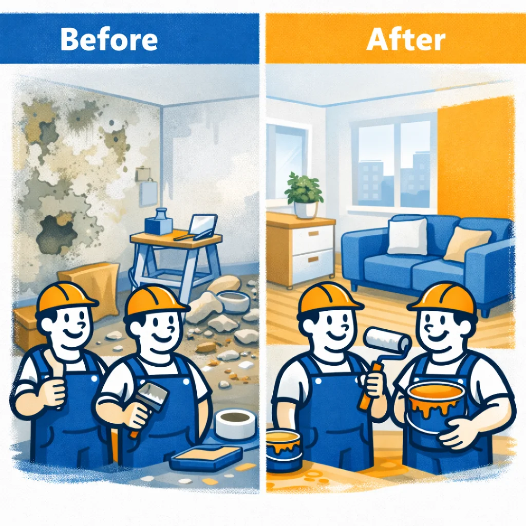 Покраска квартир в Хайфе и Крайот без лишнего ремонта: как обновить жилье быстро, аккуратно и без неприятных сюрпризов